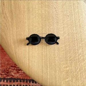 Céline by Phoebe Philo Ella black round aviator sunglasses